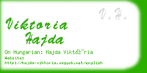 viktoria hajda business card